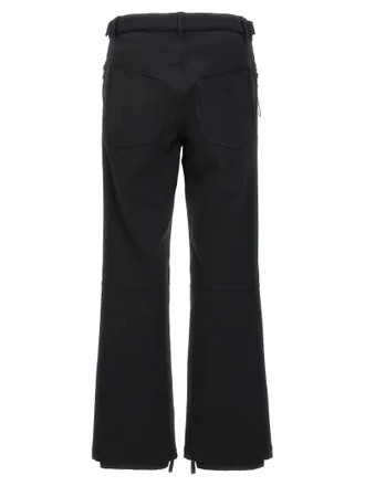 Balenciaga Waterproof Flared Trousers - Black