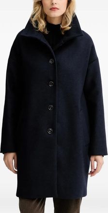 Sessun single-breasted oversized coat - Blu