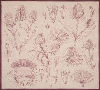 Loro Piana Cardo Melange Cashmere Foulard Scarf