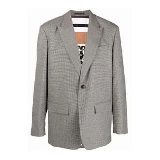 Valentino Jassen, Heren, Grijs, M, Visgraat Blazer