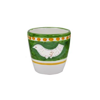 Arcucci green feather wine glass 25 cl