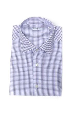 Robert Friedman Burgundy Cotton Men Mens Shirt