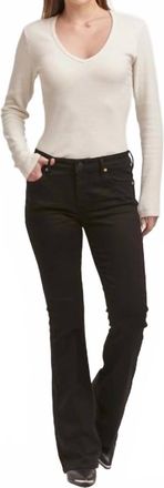 Dear John Denim Jaxtyn High Rise Boot Cut Jeans In Black Olive