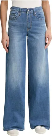 Levi's Dames, Jeans, Blauw, Maat: W27 L32 Katoen