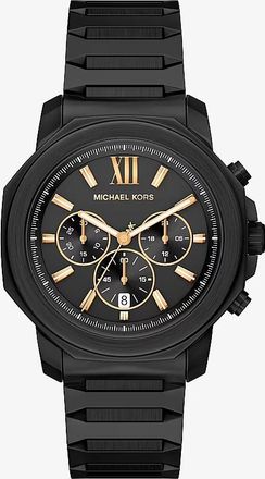 Michael Kors Prescott Chronograph Quartz Black Dial Mens Watch MK9252
