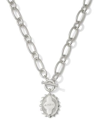 Kendra Scott Womens Mama Link And Chain Necklace In Silver