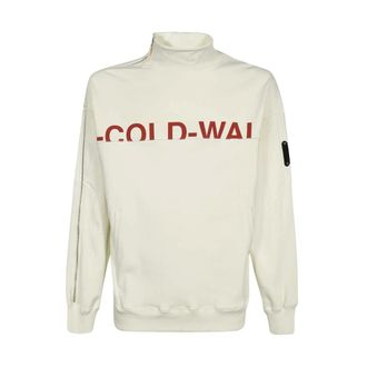 A-Cold-Wall* Turtlenecks, male, Beige, Size: XL Graphic Cotton Sweatshirt