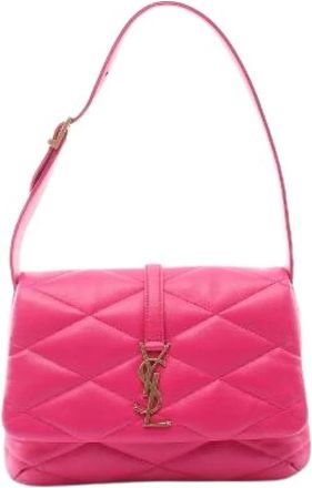 Saint Laurent Pre-owned Le 57 Leather Shoulder Bag - Dames - Vintage Schoudertas - Roze - ONE Size - Leer - Vintage