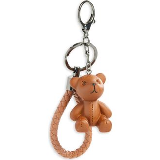 BP. Teddy Bear Key Ring Bag Charm in Brown Bear at Nordstrom