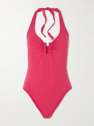 Eres Costume Da Bagno Con Scollo Allamericana Les Essentiels Legendaire - Rosa