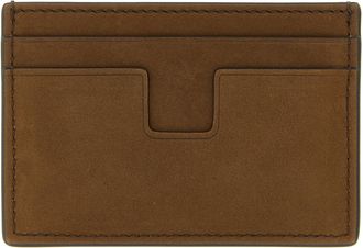 Tom Ford Mens Brown Calfskin Cardholder Accessory