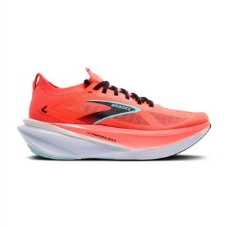 Brooks Mens Hyperion Max 3 Shoes In Fiery Coral/black/atomizer