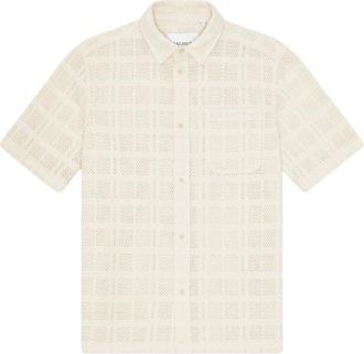Les Deux Camisa de manga corta Hector Pointelle - Shirts - Hombre - Beige - M