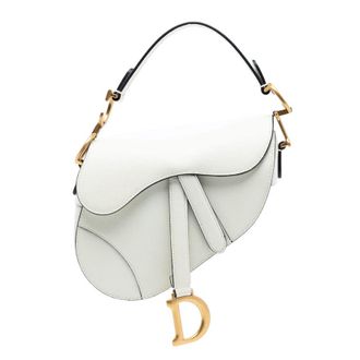Dior Pre-owned Dior Mini Grained Calfskin Saddle Bag Ladies 09-MA-0220