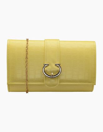 Ravel Womens Alston Womens Clutch Bag - Yellow - Size: ONE size