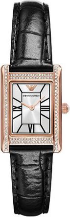 Emporio Armani Genni Quartz Crystal Silver Dial Ladies Watch AR11624