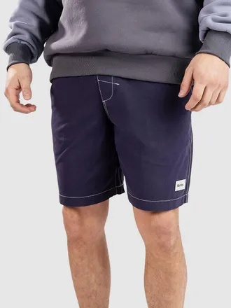 Rhythm Contrast Stitch Jam Korte Broek blauw