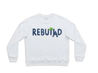 Unfortunate Portrait Mens Rebuild La Crewneck Sweatshirt In White