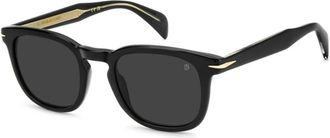 Eyewear by David Beckham 1221/S 807(Ir) Zonnebril - Heren - Zonnebrillen - Zwart - 52 MM - Accessoires