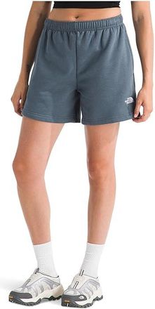 The North Face Evolution Embroidered Shorts Womens Shorts Granite Grey : 2XL 4, Cotton/Polyester