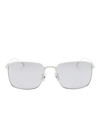 Maui Jim Kahako rectangle-frame sunglasses - Silver