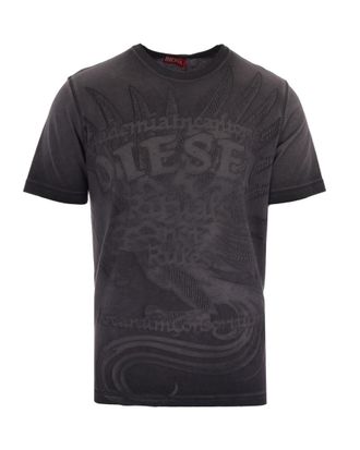 Diesel Dark Grey Graphic T-Shirt