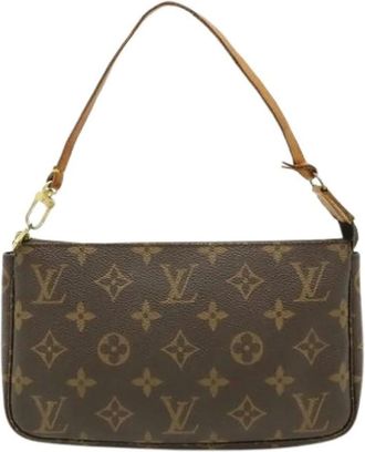 Louis Vuitton Pre-owned Mini Bags, female, Brown, Size: ONE SIZE Pre-owned Monogram Mini Pochette