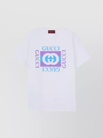 Gucci crew neck graphic print t-shirt