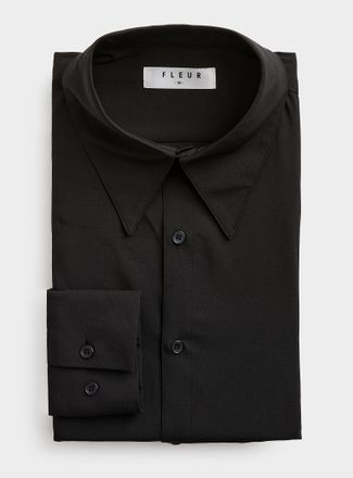Le 31 Mens Long-point-collar shirt Standard fit Imported from Seoul