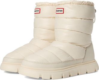 Hunter Maribels Womens Boots Ivory : 10 M, Synthetic