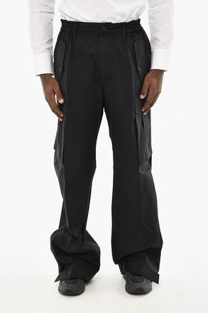 Dsquared2 ICON Pantaloni Cargo in Cotone Stretch con Dettaglio in Metallo Dsquared2