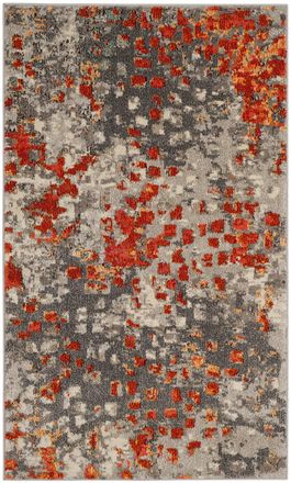 Safavieh Alfombra gris/naranja 122 x 170 cm