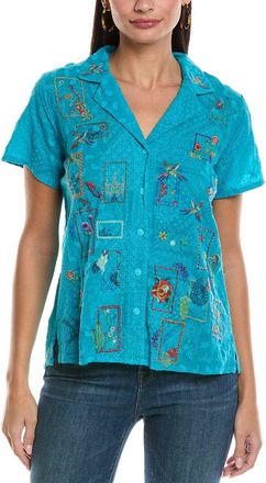 Johnny Was Cooper Button Up Blouse