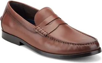 Rockport Willcox Penny Loafer in Dark Natural at Nordstrom, Size 10.5