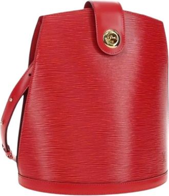 Louis Vuitton Pre-owned Epi Bucket Bag - Dames - Vintage Tas - Rood - ONE Size - Leer - Vintage