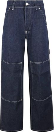 Stella McCartney S-Wave Cargo Jeans - Dames - Loose Fit Jeans - Blauw - W27 - Jeans