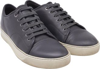 Lanvin Lanvin Mens Calfskin Leather Dbb1 Low-Top Sneaker (Authentic Pre-Loved)
