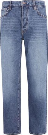 Emporio Armani Wide Leg Baggy Jeans - Heren - Regular Fit Jeans - Blauw - W30 - Denim - Jeans