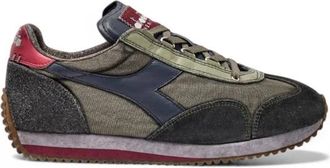 Diadora Dirty Stone Wash Heritage Sneakers - Heren - Sneakers - Groen - 44 EU - Su&egrave;de - Schoenen