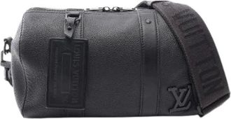 Louis Vuitton Pre-owned City Keepall Borsa a Spalla in Pelle - - Pre-owned - Uomo - Nero - ONE SIZE
