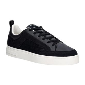 A|X Armani Exchange Heren, Schoenen, Zwart, Maat: 45 EU Leer
