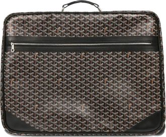 Goyard Valigia Trunk Rolling Luggage 2007 - Nero