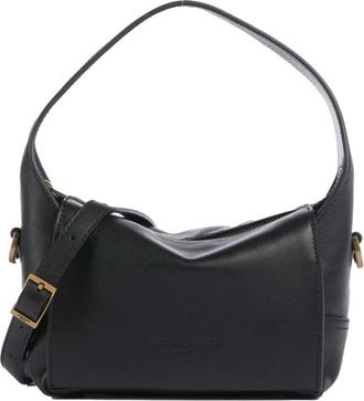 Liebeskind Lou 2 Calf Optic XS Crossover - Dames - Schoudertassen - Zwart - ONE Size - Leer - Tassen