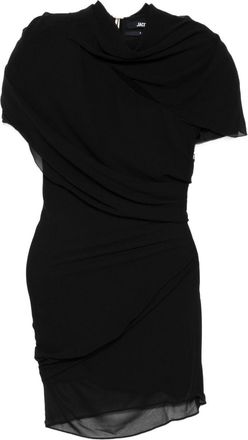 Jacquemus Draped Black Mini Dress
