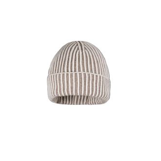 Moorer Accessoires, Heren, Wit, ONE Size, Wol, Engels Ribgebreide Beanie