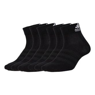 adidas Unisex LIGHT ANK Basketball Socks Combination Pack Black DZ9436