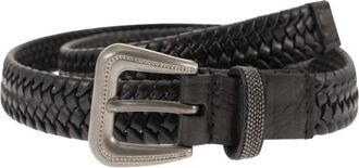 Brunello Cucinelli unisex, Accessoires, Zwart, Maat: S Leer