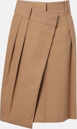 Loewe Gonna midi asimmetrica in cotone