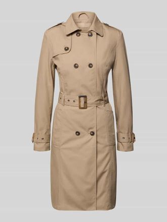 Soyaconcept Regular Fit Mantel mit Umlegekragen Modell Lora in Taupe, Gr&ouml;&szlig;e XXL