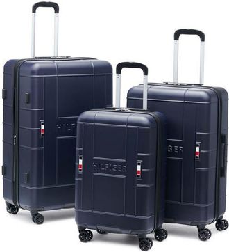 Tommy Hilfiger Big H 3 Piece Luggage Set in Navy at Nordstrom